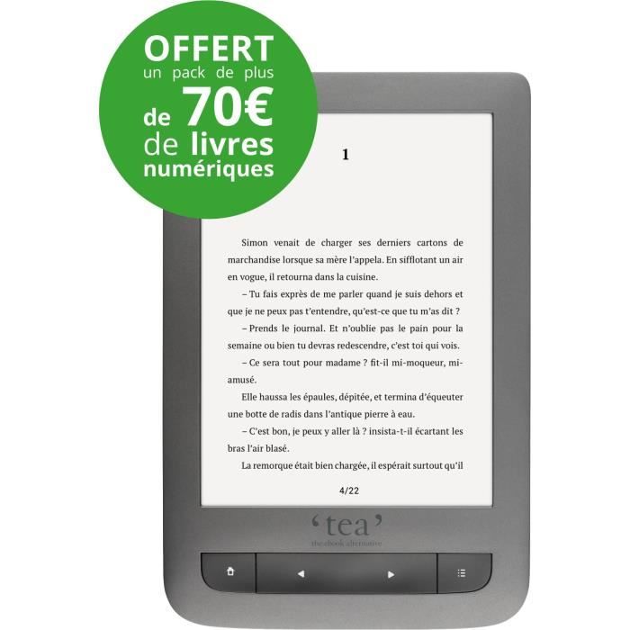 Liseuse de livres numériques TEA, Touch Lux 3