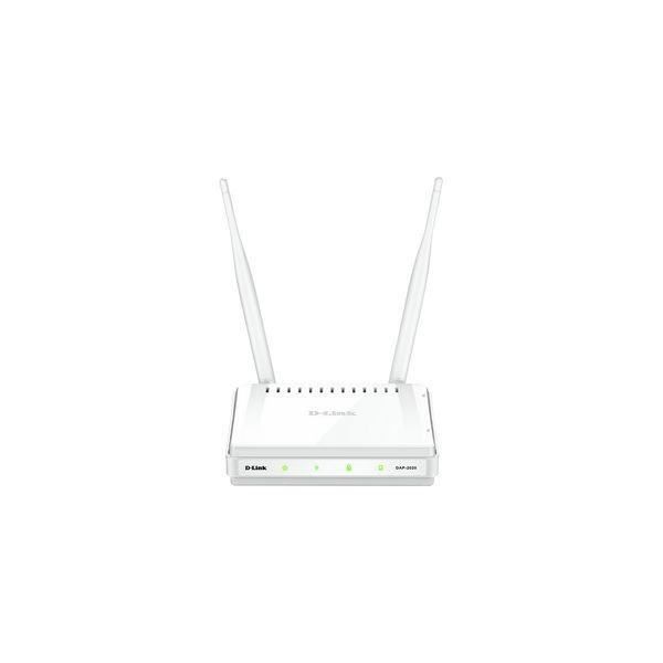 Point d'accès Wireless D-LINK 300Mbps - Routeur D-Link DAP-2020 - Open Source Linux - 802.11 b/g/n - 1 port 10/100 - WPS