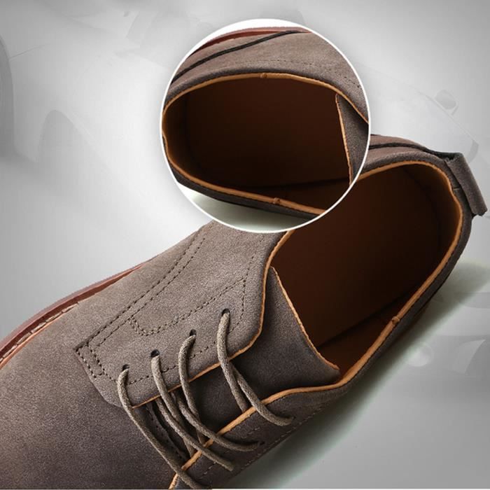 Chaussures Sz70927492g Cuir En Homme Gris Lacées Mode D'affaires Angleterre Casual Travail wPTqX0qz