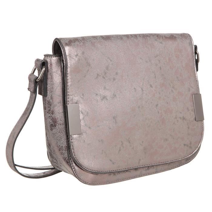 KINSTON - Sacoche VINTAGE SILVER Taupe