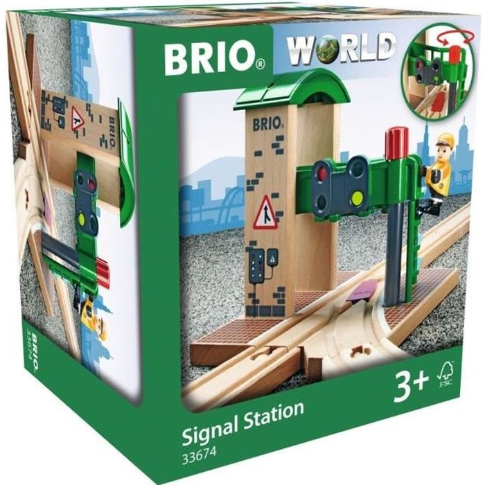 BRIO World - 33674 - Station De Controle Et D'Aiguillage