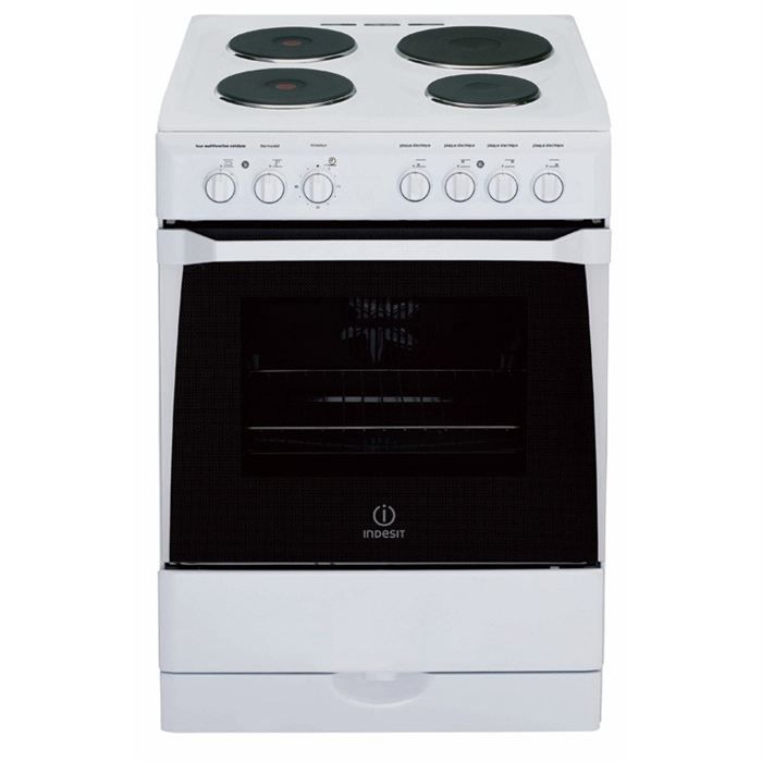 Cuisinière électrique KN6E61AW INDESIT cette Cuisinière électrique