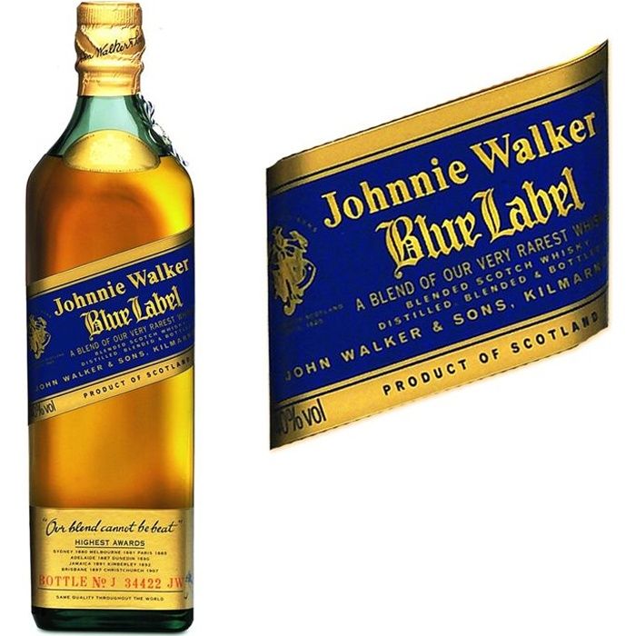 Johnnie Walker Blue Label (70cl) Achat / Vente Johnnie Walker Blue on ...