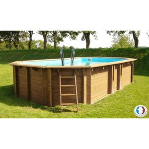 SUNBAY ACAPULCO Piscine bois Pin sylvestre 6,37x4,12m - H. 1,33m