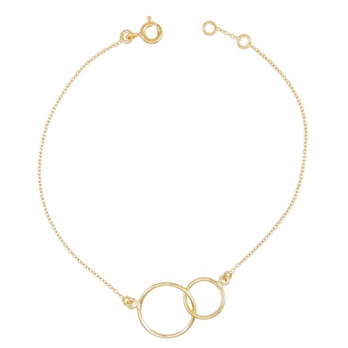 Les Bijoux d'Emma - Bracelet Ronds Entrecroisés - OR 9CT