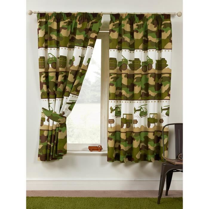 Camp Camouflage militaire doublé rideaux 54\'\' - Achat / Vente ... Camp Camouflage militaire doublé rideaux 54\'\' - Achat / Vente ...
