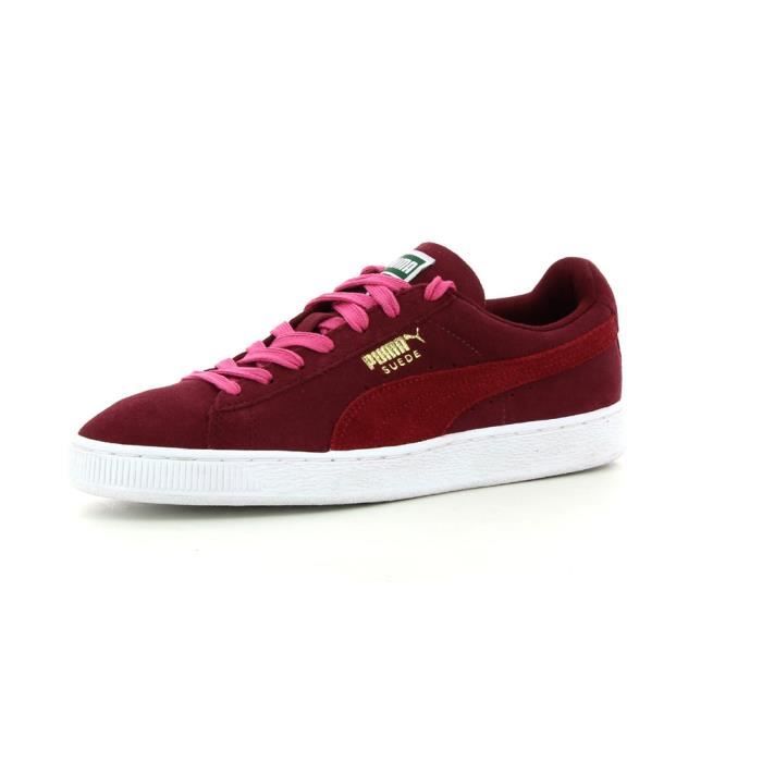 puma suede classic wn's rouge puma suede classic wn's rouge