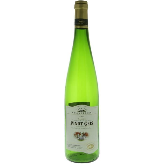 Pinot gris Vin d' Alsace - Blanc sec - 75 cl