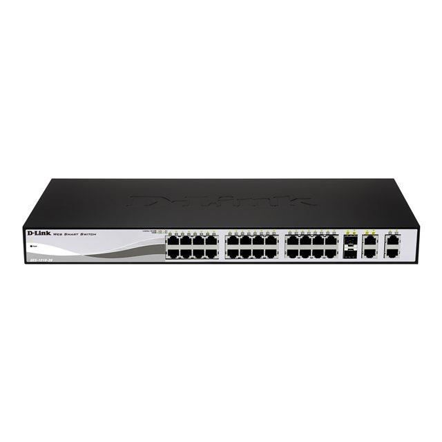 D-LINK Switch Smart+ 24 ports - DES-1210-28 - 10/100Mbps