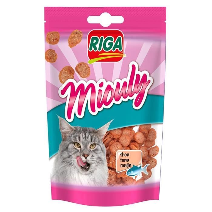 RIGA Miouly Thon Nourriture pour chat - Sachet 50 g