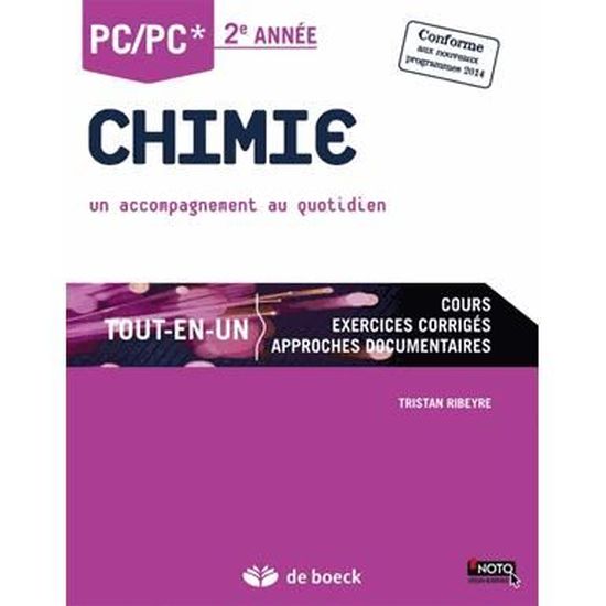 Chimie Pcpc 2e Année Tout En Un - 