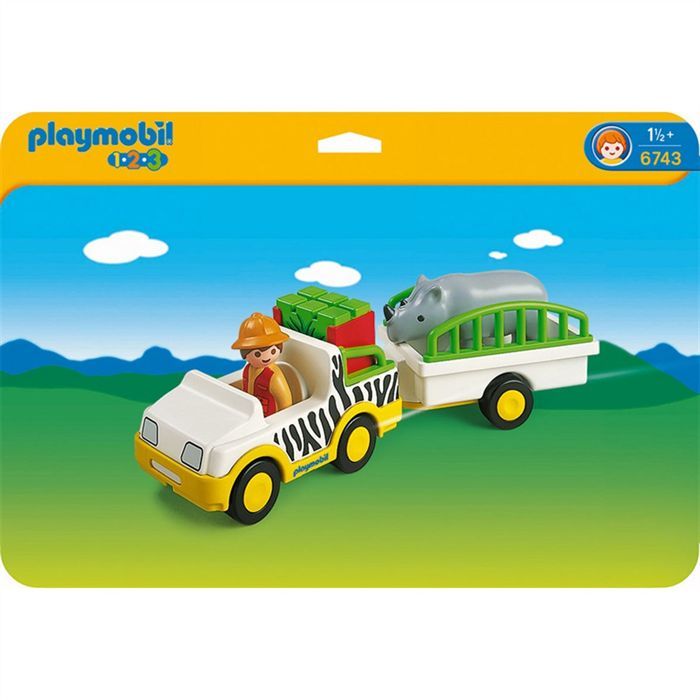 Playmobil Gardien Véhicule Rhinocéros   Achat / Vente UNIVERS