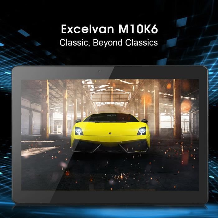 10.1 Pouces Excelvan M10K6 Tablette Tactile 2Go+16Go3
