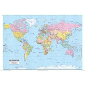 carte du monde poster - Image