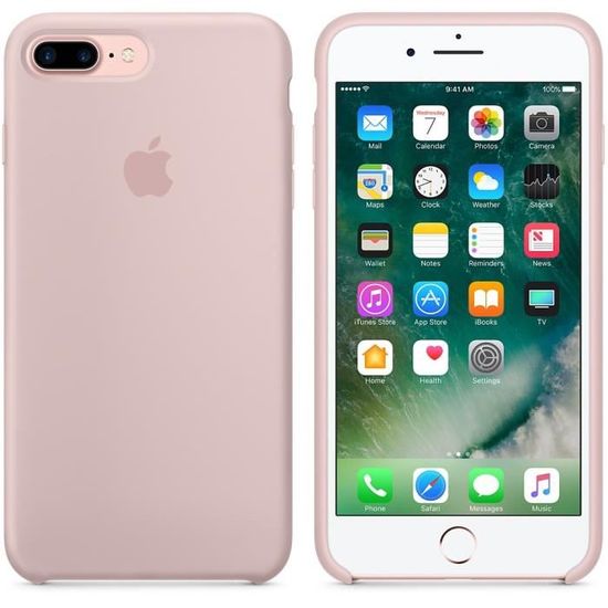 coque iphone 7 apple rose