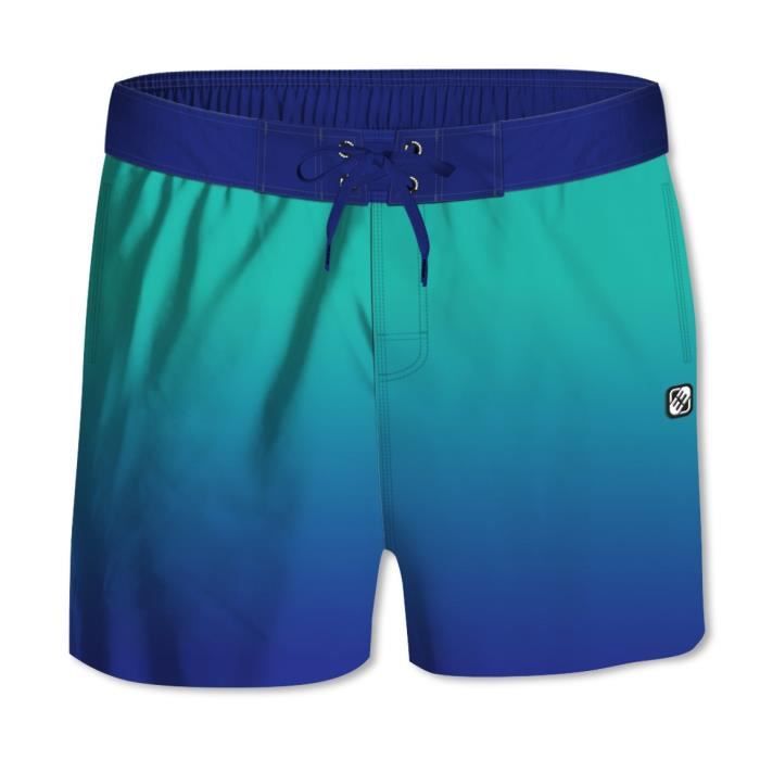 FREEGUN - Boardshort en Dégradé Bleu pour Homme