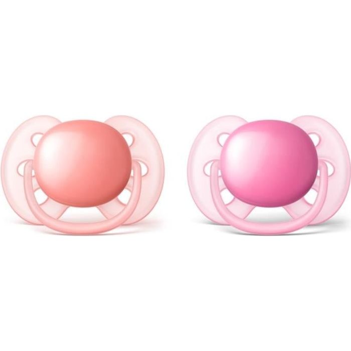 PHILIPS AVENT Sucette Ultra Douce 6-18 mois Fille