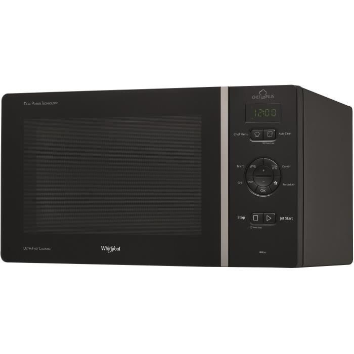 WHIRLPOOL MCP347NB-Micro ondes combiné grill noir-25 L-800 W-Grill 900 W-Pose libre