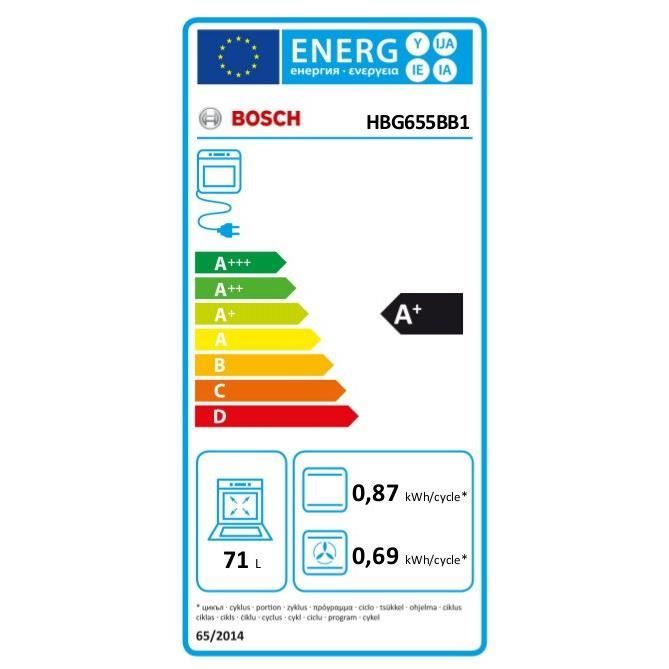 Bosch HBG655BB1 - Four électrique encastrable1