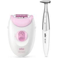 ÉPILATEUR ÉLECTRIQUE BRAUN Silk Epil 3 3-321 Epilateur électrique avec ÉPILATEUR ÉLECTRIQUE BRAUN Silk Epil 3 3-321 Epilateur électrique avec