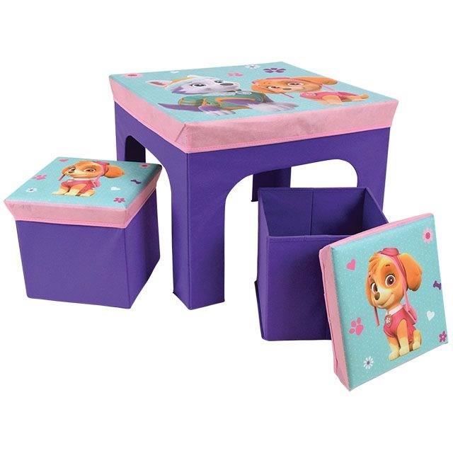 PAT'PATROUILLE Ensemble Table + 2 Tabourets