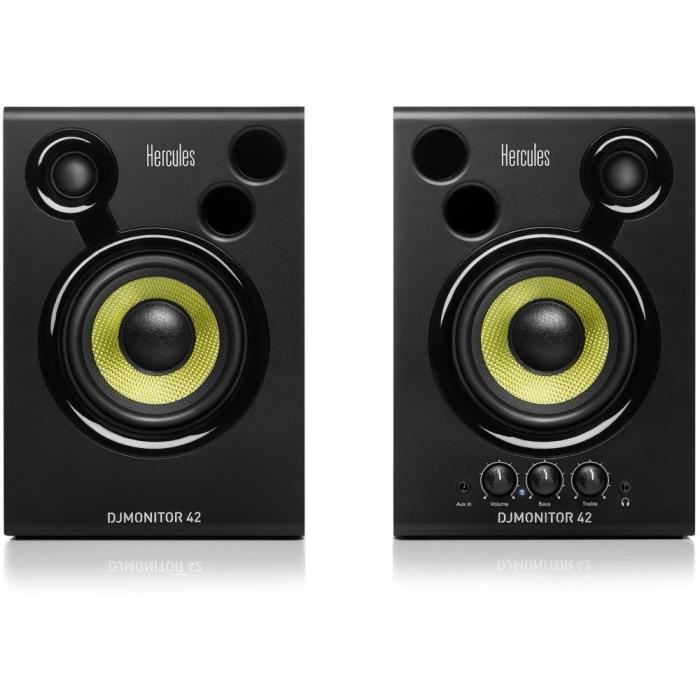 HERCULES DJMONITOR 42 - Enceintes de monitoring actives 2 x 20 W