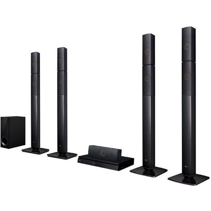 LG LHB655N Home Cinéma 5.1 - Lecteur Blu-ray - Bluetooth - DLNA - Noir