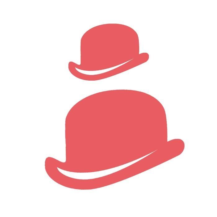 MADEMOISELLE TOGA Dies Chapeaux Melon - 2 Tailles