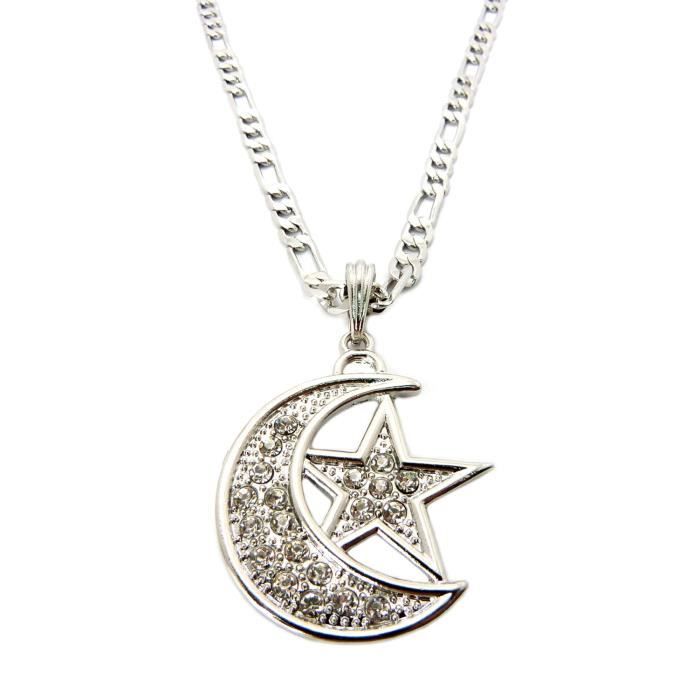 pendentif lune etoile