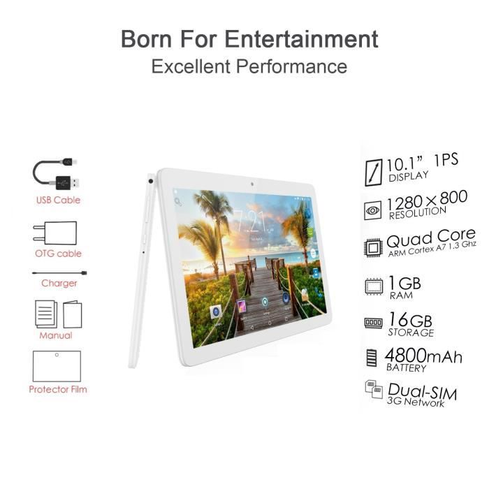 Tablette 3G 16Go 10" - Artizlee® Tablette1