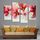 Tableaux peinture sur toile fleur