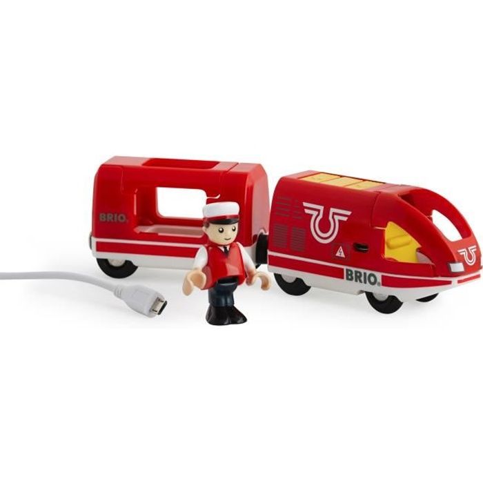BRIO World - 33746 - Train De Voyageur Rechargeable