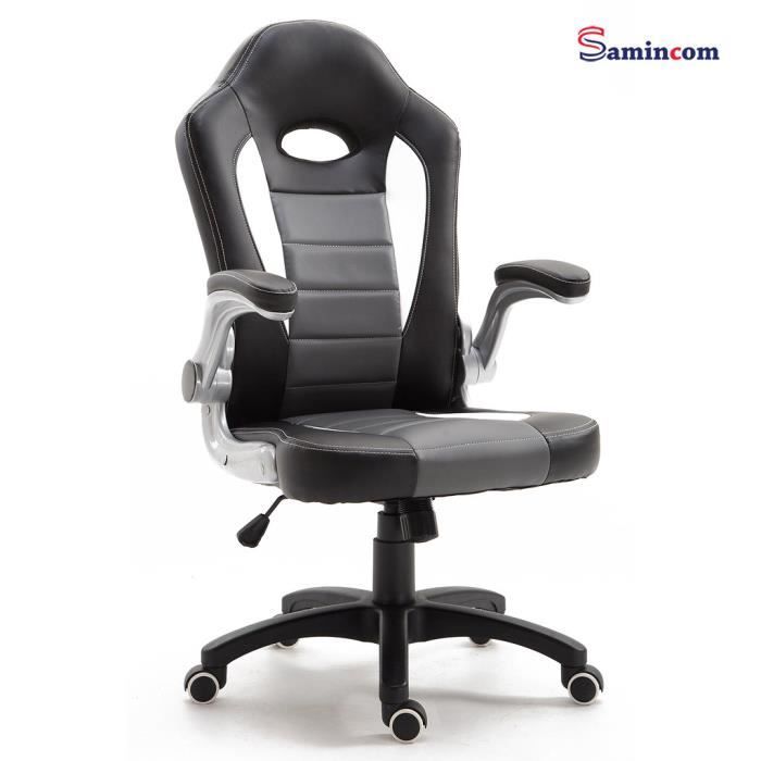 Samincom Chaise Course D’ordinateur Sport Bureau Avec HautAccoudoirs Siège De RabattablesGrande Dossier USzVpqM