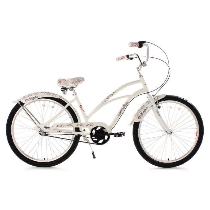 Beachcruiser 26 Paradiso blanc KS Cycling F   Achat / Vente VELO DE