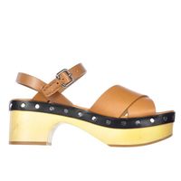 SANDALE - NU-PIEDS Sandales femme ‚ plateforme en cuir vitello bicol SANDALE - NU-PIEDS Sandales femme ‚ plateforme en cuir vitello bicol