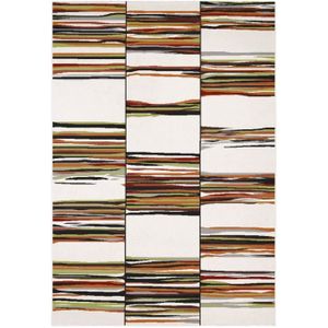 TAPIS MADRID Tapis style contemporain 120X170 cm Blanc