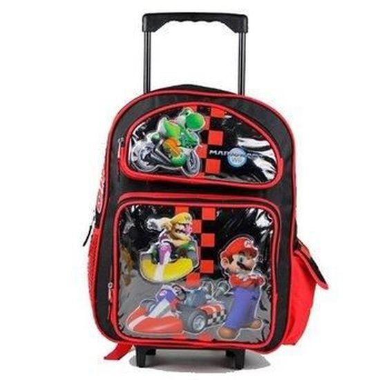 Cartable a roulettes trolley super mario kart 7 32red roulette game