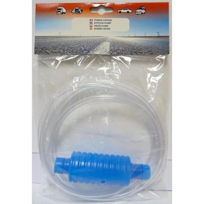 Pompe à siphon - Bleu et transparent