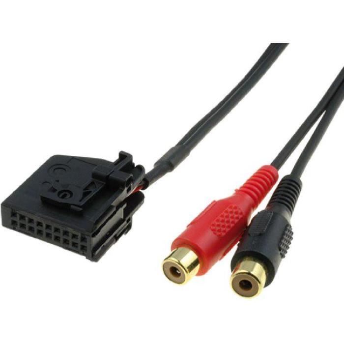 Cable Autoradio Adaptateur RCA Seat Altea/ Leon/ Toledo/ Skoda