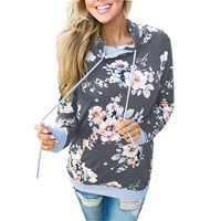 PULL Sweat à capuche femme manches longues Pull imprimé PULL Sweat à capuche femme manches longues Pull imprimé