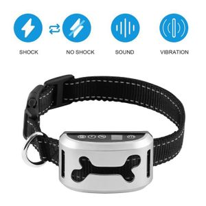 Letouch Collier Anti Aboiement Petit Chiens Rechargeable Imperméable Chien Collier De Dressage Ecran Lcd Avec Choc électrique