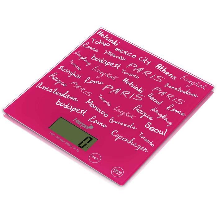 HARPER HKS15S Balance de cuisine - Rose