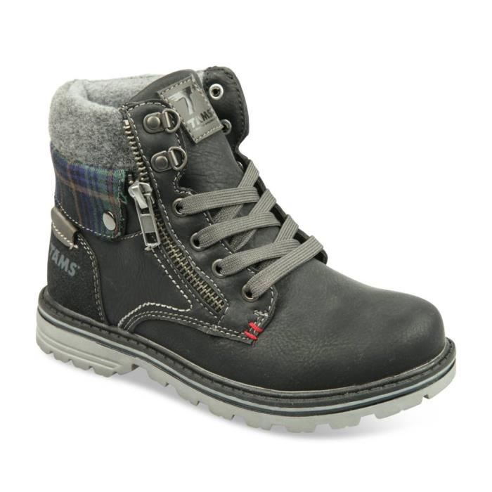 TAMS Enfants Noir Achat Bottines Vente Chaussea Noir NOIR pzSVUMq