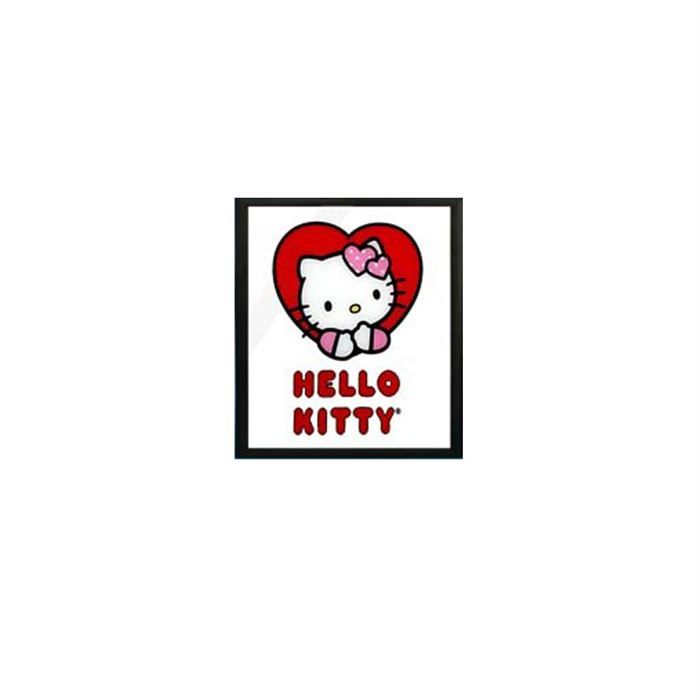 MIROIR HELLO KITTY MODELE 03 . Dimension  36 x 26.5