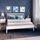 Structure de lit 140x190 en bois massif