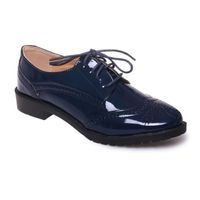 DERBY Derbies vernies bleu marine femme semelle interieu DERBY Derbies vernies bleu marine femme semelle interieu