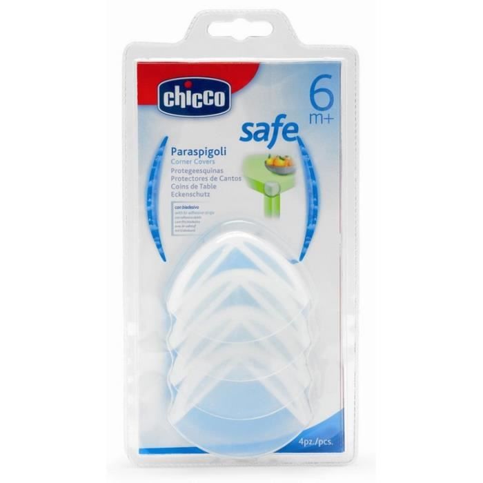CHICCO Lot de 4 Protèges Coins de Table