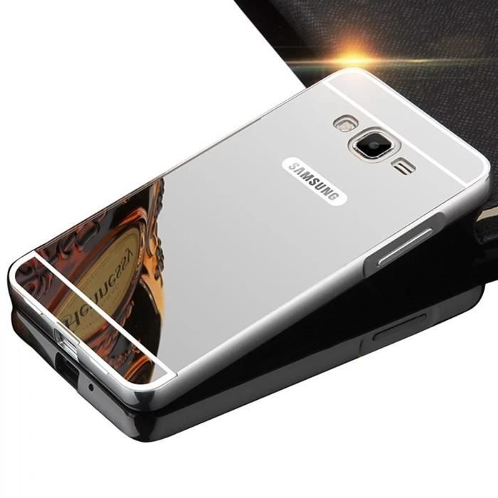 CABLING® Samsung Galaxy J3 2016 Coque Samsung Galaxy J3 2016 avec dos rigide effet miroir de