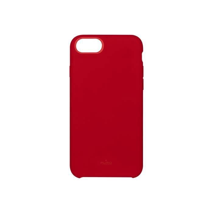coque apple pour iphone 6 silicone rouge