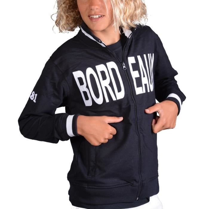FCGB Veste zippée bordeaux - Junior - Marine